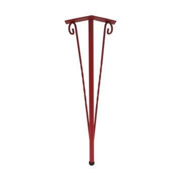 Henda Ferforje Sehpa Ayağı Krom - 41 cm