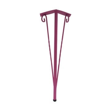 Henda Ferforje Sehpa Ayağı Krom - 41 cm