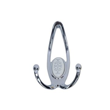 Metax Uzay Portmanto Askı Krom - Beyaz Gri