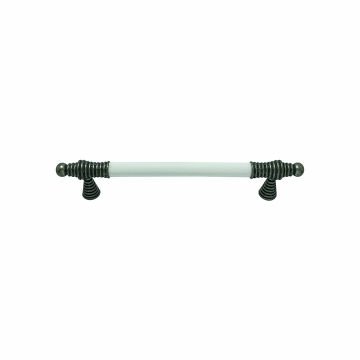 Tomurcuk 2121-80 Antik Gümüş Porselen Mobilya Kulp