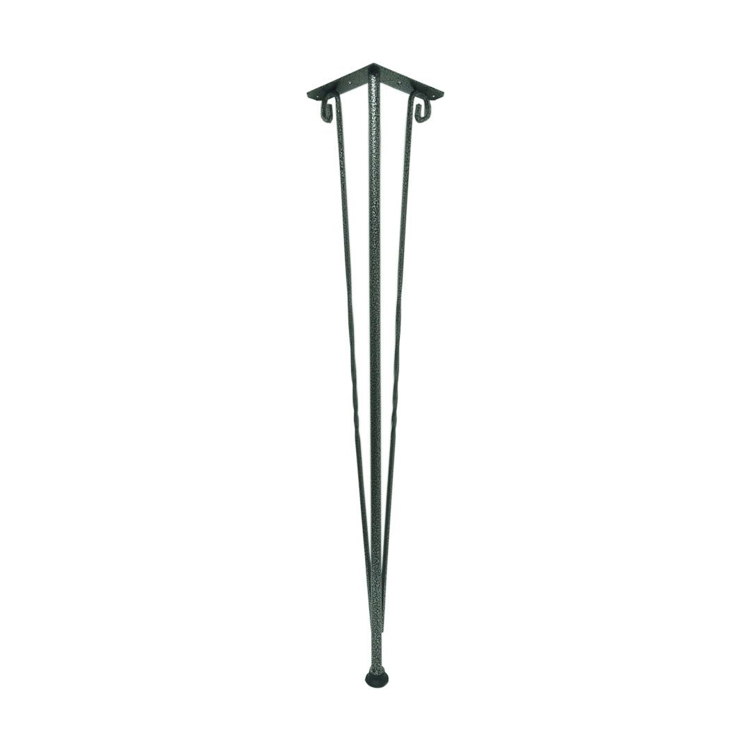 Henda Ferforje Masa Ayağı Gümüş Gri - 72 cm
