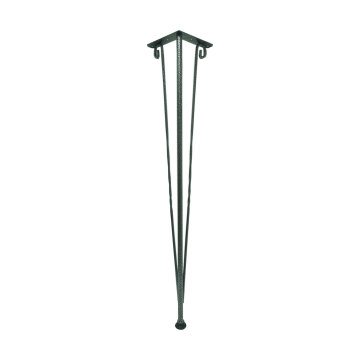 Henda Ferforje Masa Ayağı Gümüş Gri - 72 cm