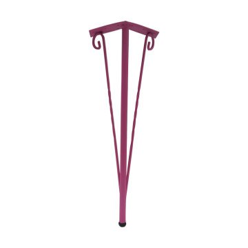 Henda Ferforje Sehpa Ayağı Pembe - 41 cm