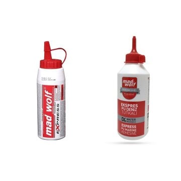 Madwolf Deniz Tutkalı Mobilya Ahşap Yapıştırıcı Sarı Küçük - 560 gr