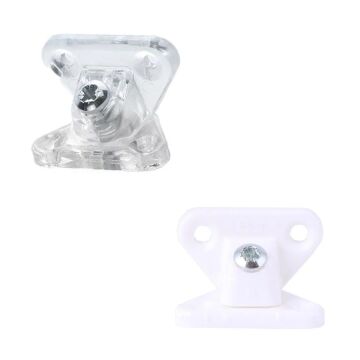 Metali Plastik Dereceli Dolap Çektirme Normal Şeffaf 10 Adet