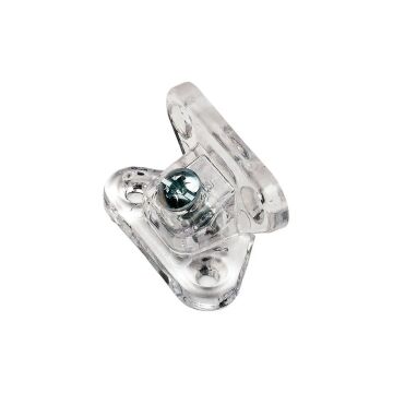 Metali Plastik Dereceli Dolap Çektirme Normal Şeffaf 10 Adet