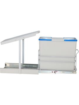 Pyramith 24 lt Gri  Çöp Kovası