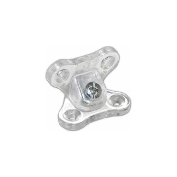 Metali Plastik Dereceli Dolap Çektirme Dereceli Şeffaf 10 Adet