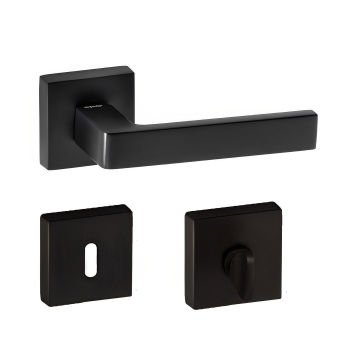 Doğanlar Karma Rozetli Kapı Kolu Matsiyah - Wc Kapısı