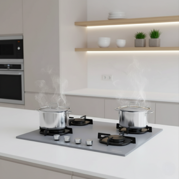 Silverline CS5800E6S02 Kademeli Gri Ocak