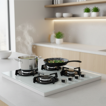 Silverline FS5425W01 Beyaz Set Üstü Ocak