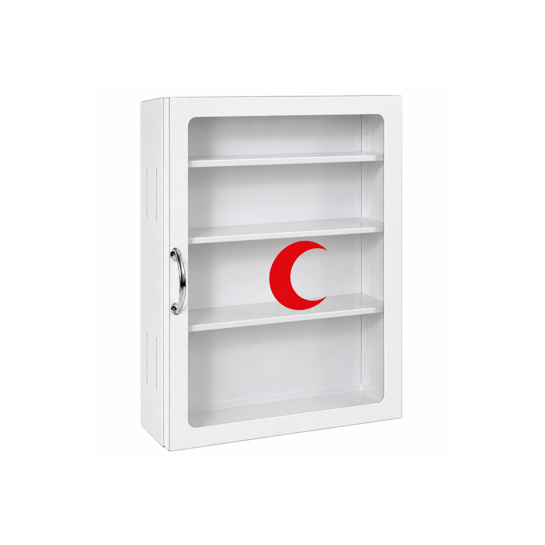 Akşan Cam Kapak Ecza Dolabı