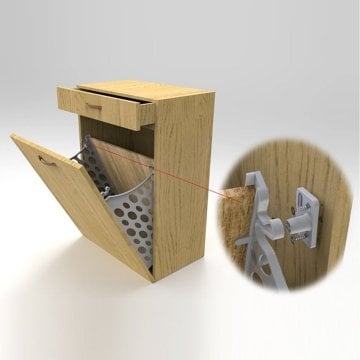 Mesan Plastik Çamaşır Sepeti