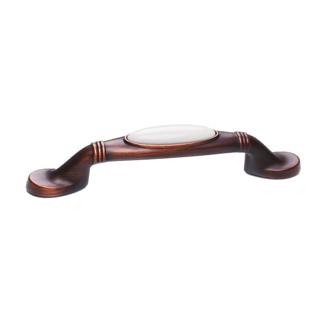 Ventus 2038 Yaldızlı Porselen Mobilya Kulp Antik Bakır - 96 mm