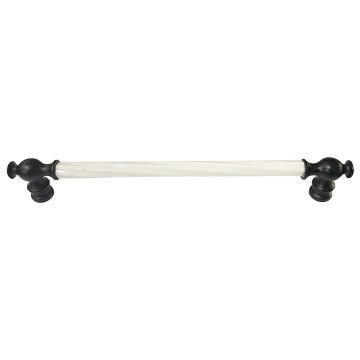 Tomurcuk 1770-85 Burgulu Siyah Porselen Mobilya Kulp