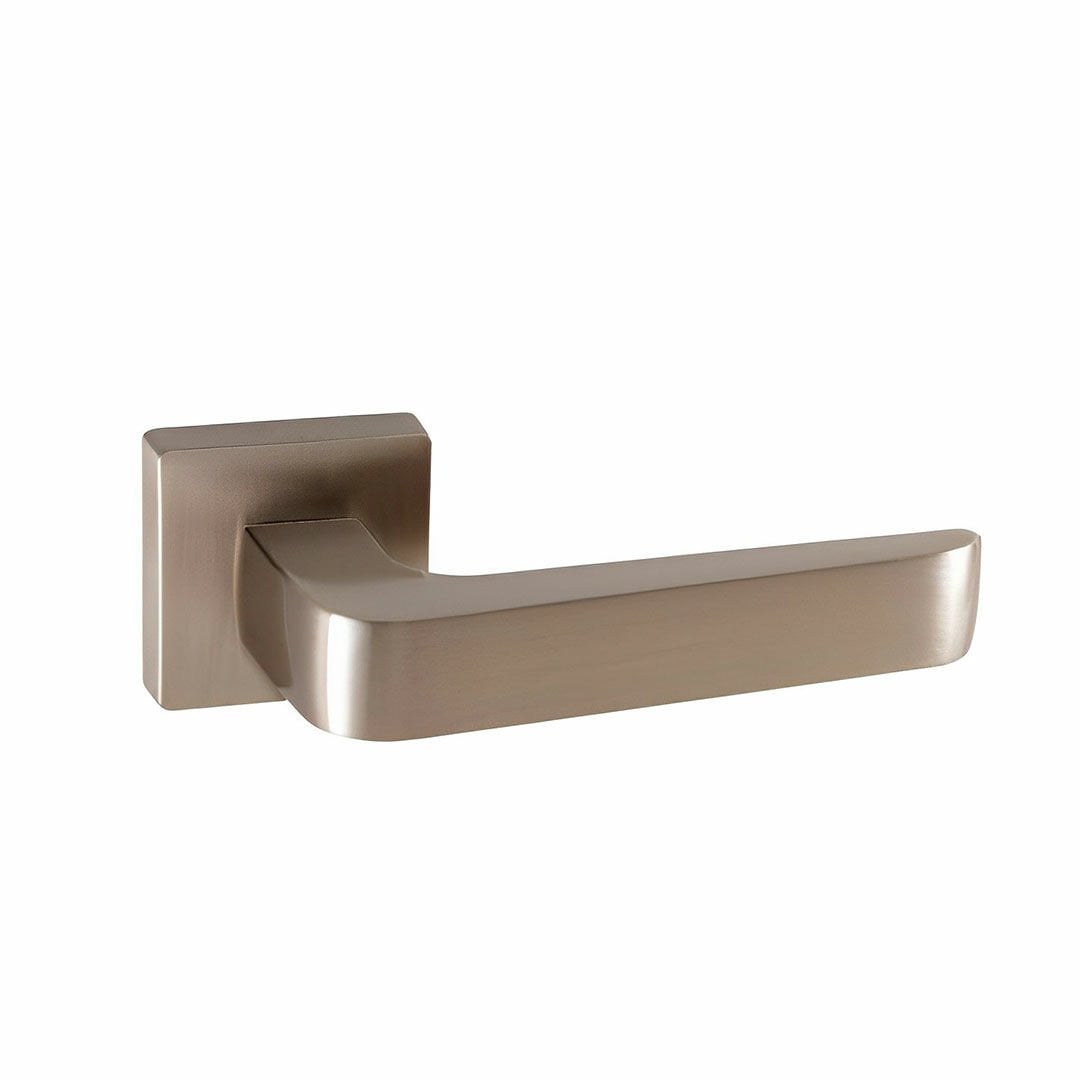 Doğanlar Prestij Rozetli Kapı Kolu Saten - Wc Kapısı