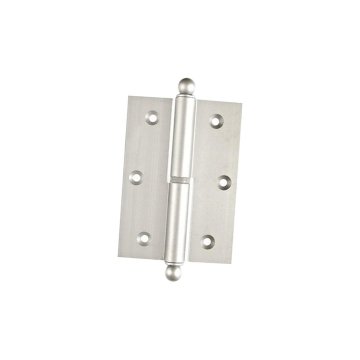 Alüminyum Memeli Okka Kapı Menteşesi Saten-10 cm-Sol