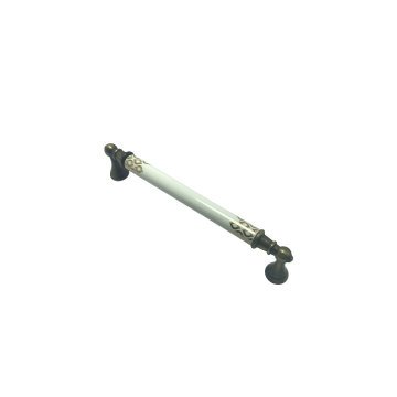 Tomurcuk 2126-41 Antik Sarı Porselen Mobilya Kulp 160 mm