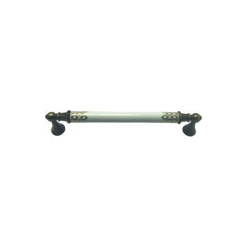 Tomurcuk 2126-41 Antik Sarı Porselen Mobilya Kulp 160 mm