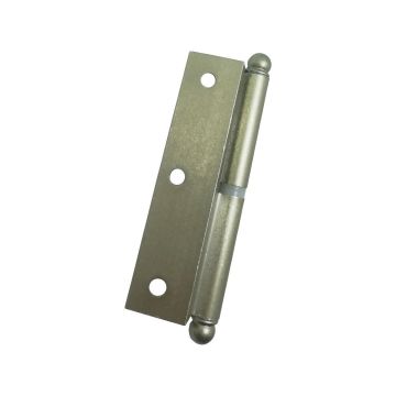 Maruf Alüminyum Memeli Cumbalı Kapı Menteşesi Saten-10 cm-Sağ