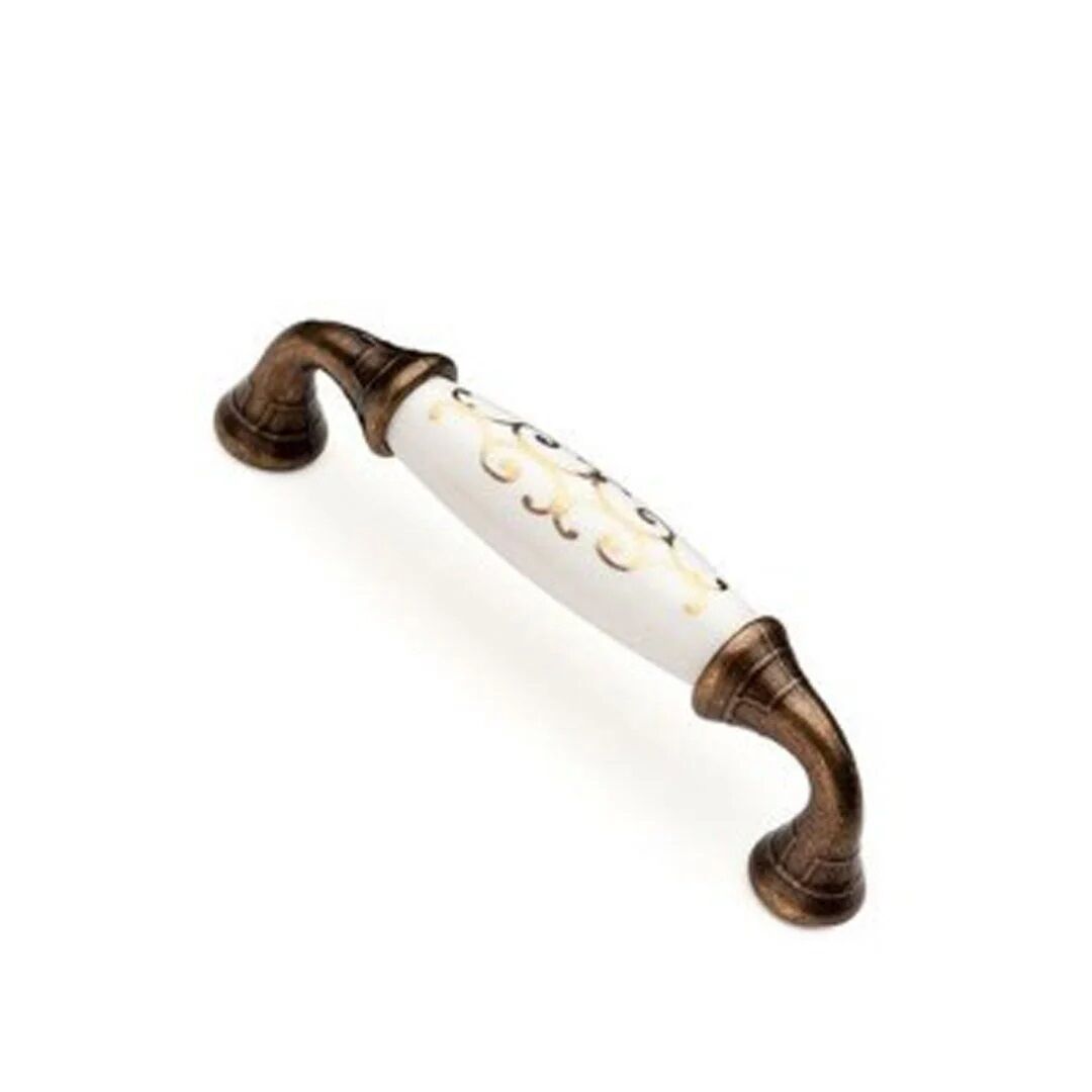 Eymen Polimer Yaldızlı Antik Bakır Mobilya Kulp 96 mm