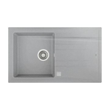 Teka Stone 50 B-TG 1B 1D Granit Ankastre Evye Metalik Gri