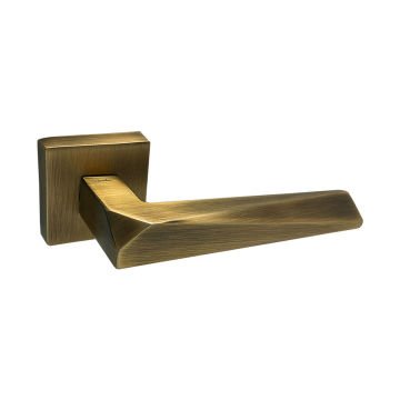 Doğanlar Prizma Rozetli Kapı Kolu Antrasit - Wc Kapısı