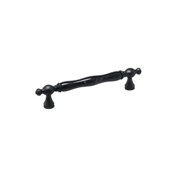 Tomurcuk 1845-85-160-426 Siyah Porselen Mobilya Kulp 160 mm