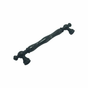 Tomurcuk 1845-85-160-426 Siyah Porselen Mobilya Kulp 160 mm