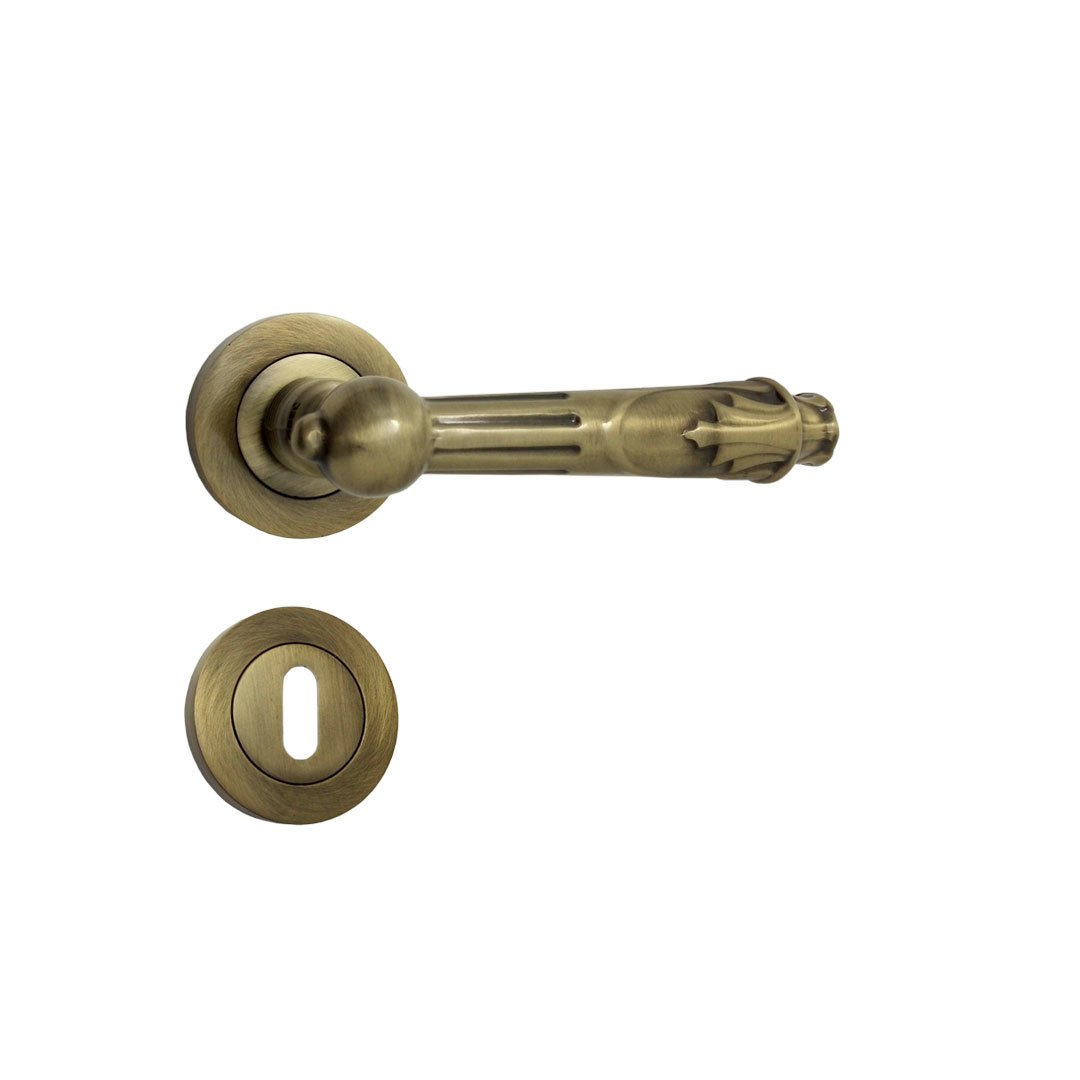 Nobel Pars Saten Antiksarı Rozetli Kapı Kolu Oda Kapısı