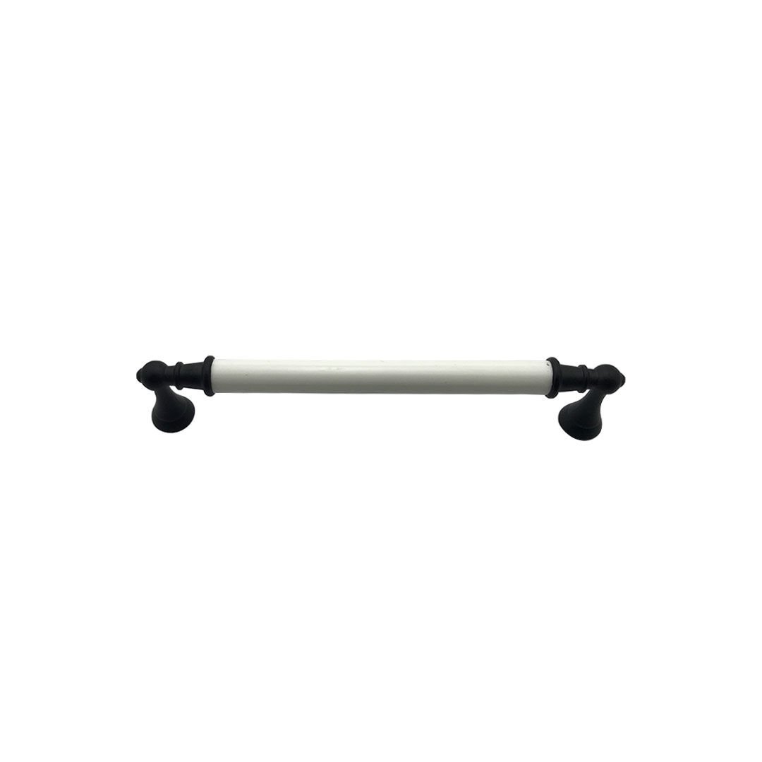 Tomurcuk 2126-85 Beyaz Porselen Mobilya Kulp 160 mm