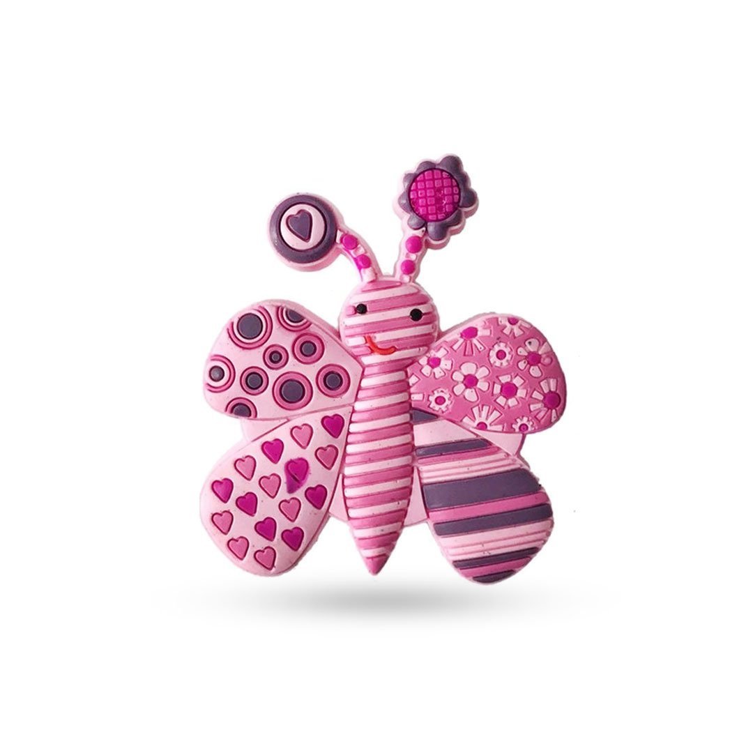 Kelebek Çocuk Odası Mobilya Kulp Pembe