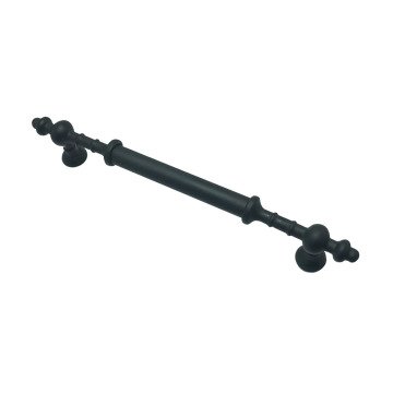 Metax Kadeh Mobilya Kulp Siyah - 128 mm