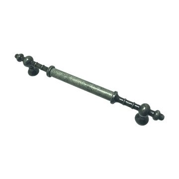 Metax Kadeh Mobilya Kulp Antik Gümüş - 128 mm