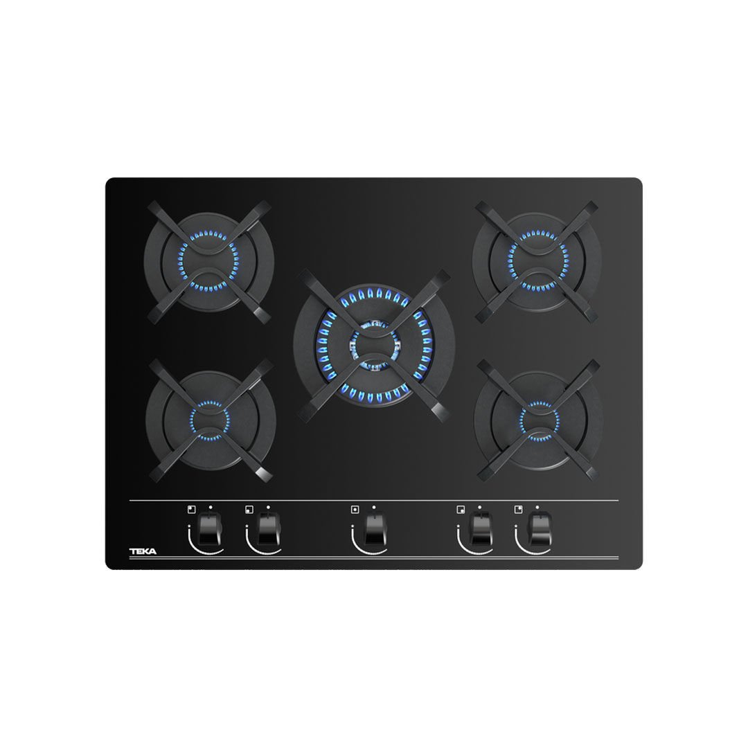 Teka GBC 75030 5G Döküm Ocak Siyah
