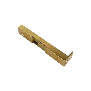 Gömme Kapı Sürgüsü Pirinç Saten - 8 cm