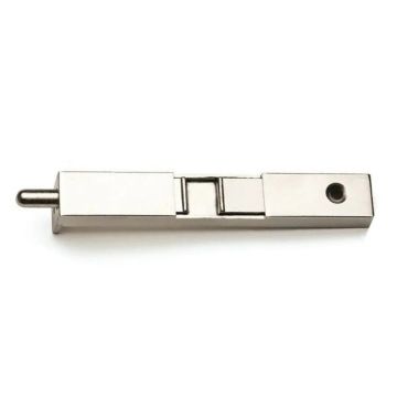 Gömme Kapı Sürgüsü Pirinç Saten - 8 cm