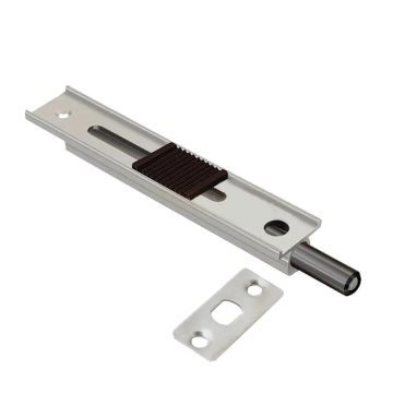 Gömme Kapı Sürgüsü Çelik İtmeli Saten - 15 cm