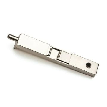 Gömme Kapı Sürgüsü Çelik İtmeli Saten - 15 cm