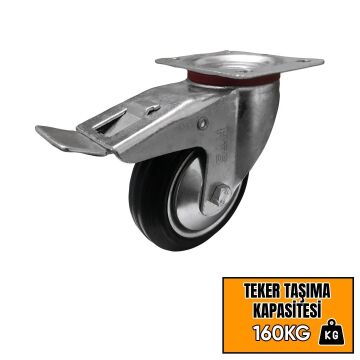 Hts Frenli Tablalı Sanayi Tipi Teker 8 cm