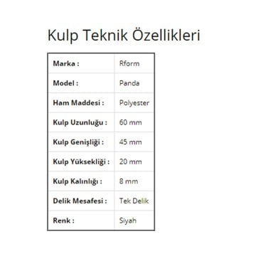 Panda Çocuk Odası Mobilya Kulp