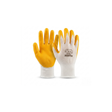 Handy HN-13 Sarı-Beyaz Eldiven No:10