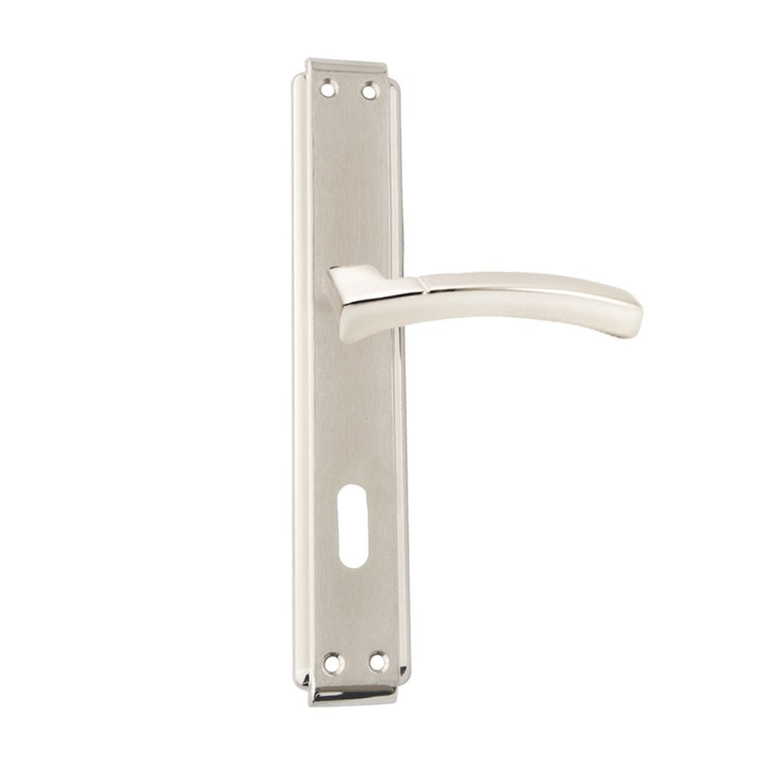 Hira Rüya Nikel Saten Aynalı Kapı Kolu Oda Kapısı