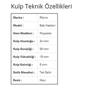 Bob Hadson Mavi Çocuk Odası Mobilya Kulp