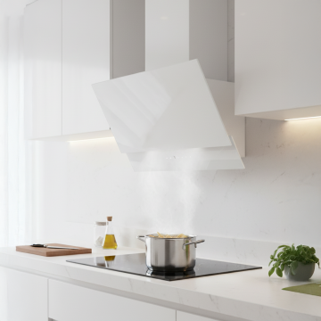 Teka ATV 60 Beyaz Cam Ankastre Davlumbaz