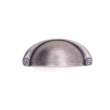 System 4525 Çanak Mobilya Kulp Siyah - 32 mm