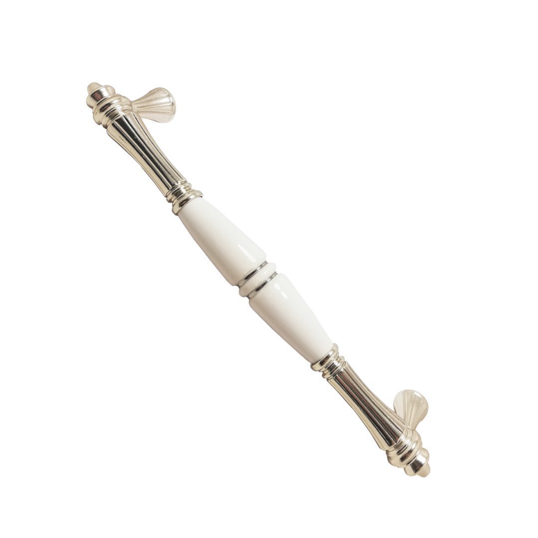 Tomurcuk 2115-51 Platin Porselen Mobilya Kulp 192 mm