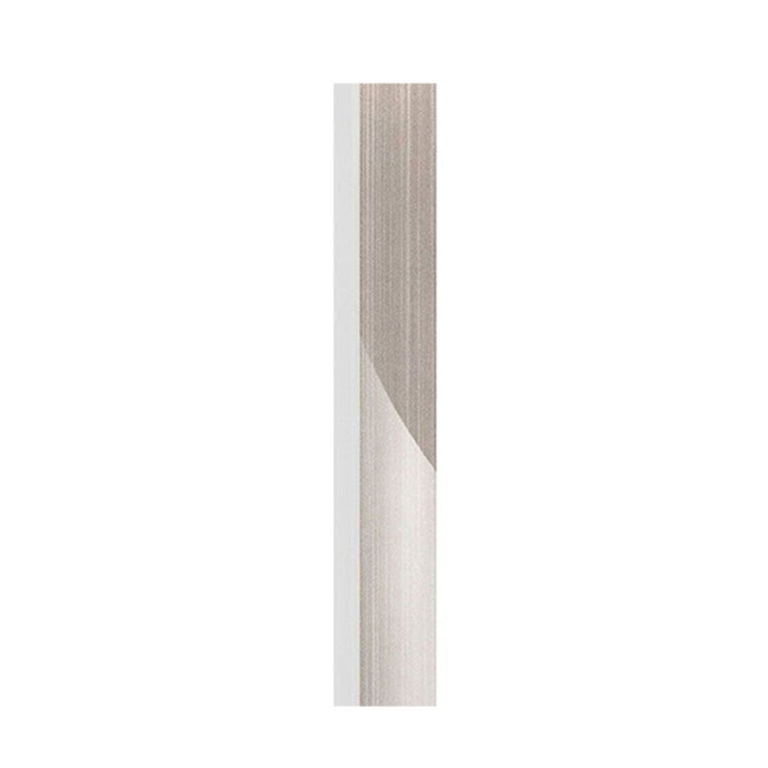 Roma Acrylıc Gri - Beyaz Pvc Kenarbant 50 Metre