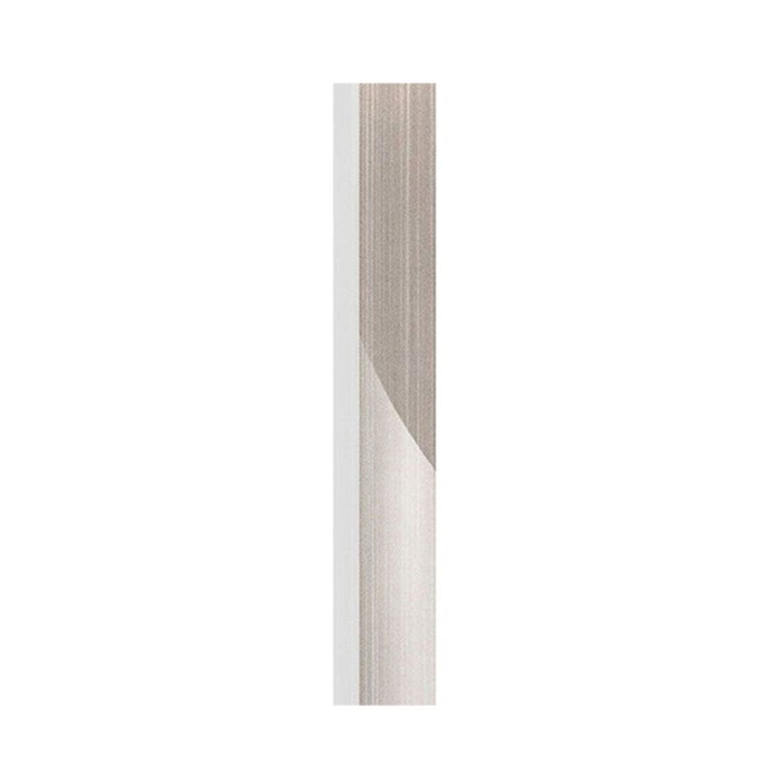 Roma Acrylıc Gri - Beyaz Pvc Kenarbant 50 Metre