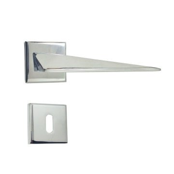 Nobel Bursa Krom Kare Rozetli Kapı Kolu Oda Kapısı